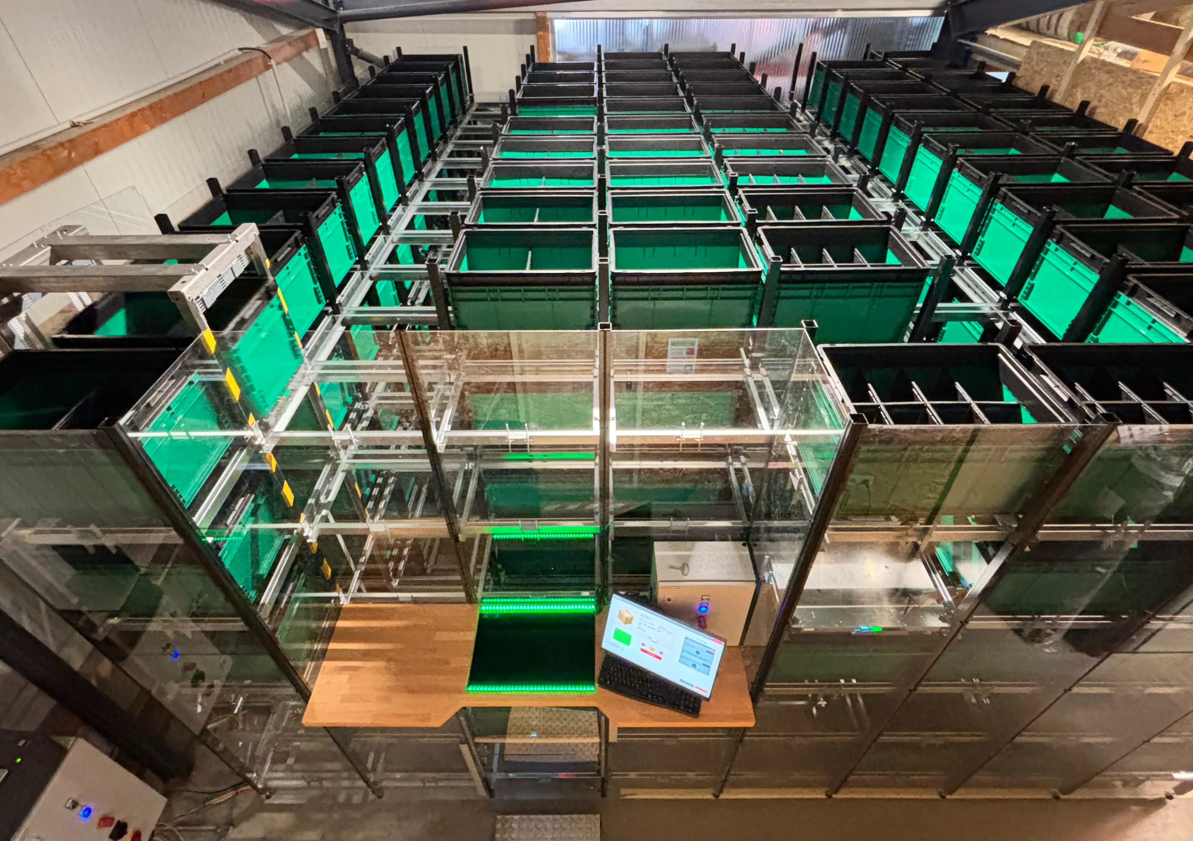 TROCKENDOCK Lager mit Cellgo System
