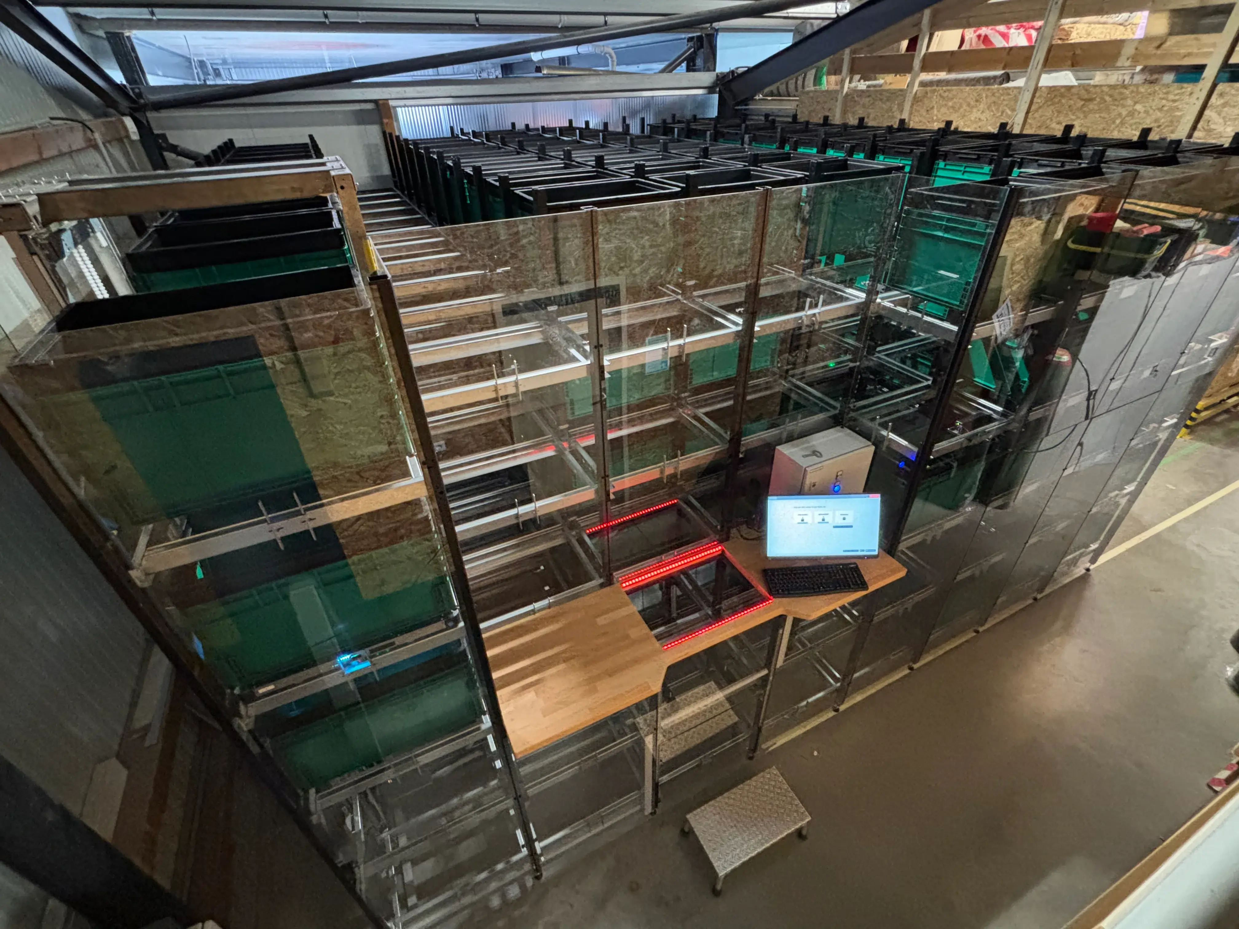 TROCKENDOCK Lager mit Cellgo System